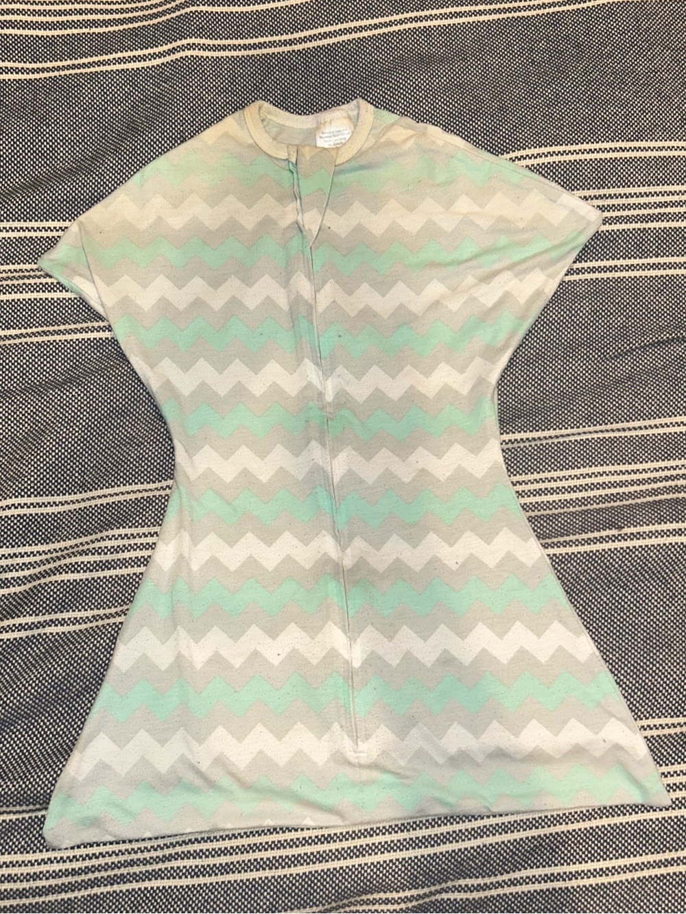 Sleeping Baby Zipadee-Zip Sleep Sack Light Mint Chevron